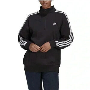 Adidas Originals NEW WITH TAGS Women's Quarter Zip Sweatshirt - Size XS.